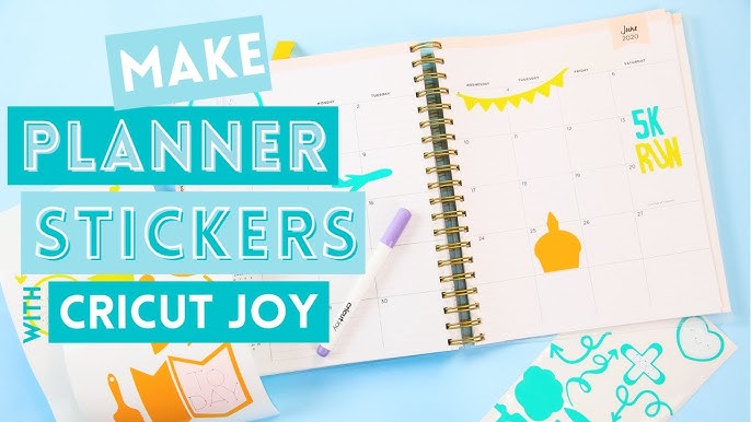 How to Make Planner Stickers with the Cricut Joy Xtra // Print then Cu