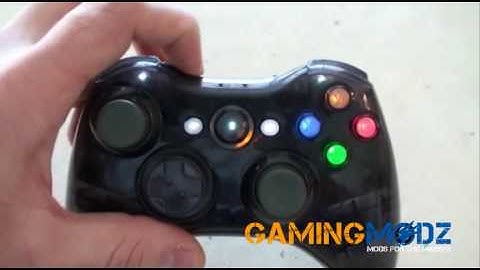 "Black Smoke" Xbox 360 Modded Controller | GamingModz.com