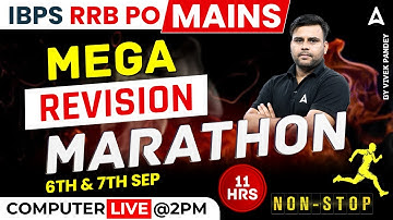 IBPS RRB PO 2023 | RRB PO Mains Computer Marathon Class | By Vivek Pandey