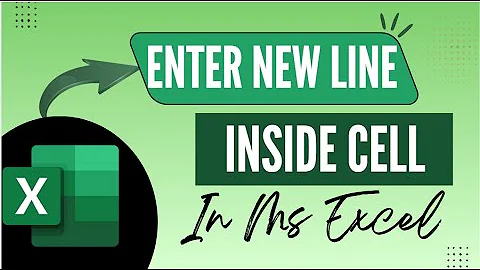 Insert New Line Within a Cell in Microsoft Excel - Here's How YOu Can Do It - 2025