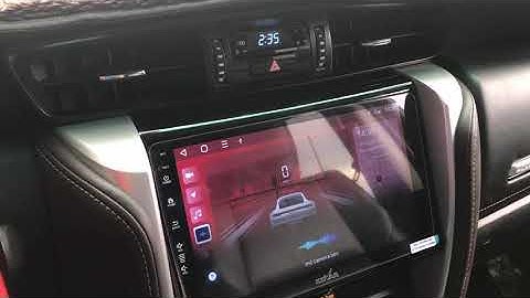 màn hình Android cho xe Fortuner - liền camera 360 độ