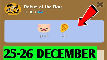Rebus Of The Day Zoo 26 December | Zoo Rebus Of The Day | 26 December Rebus Zoo