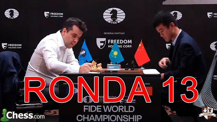 Ian Nepomniachtchi vs Liren Ding || World Championship of Ajedrez 2023 (Ronda 13)