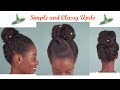 Simple but Classy Updo | Protective Style | Holiday QUICKstyles | Chadel Mathurin