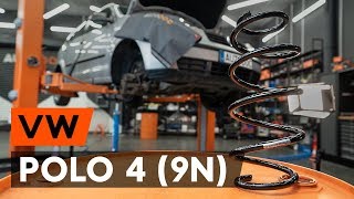 Как заменить пружину передней стойки амортизатора VW POLO 4 (9N) [ВИДЕОУРОК AUTODOC]