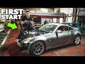 BUILT MOTOR 350Z FIRST START!!