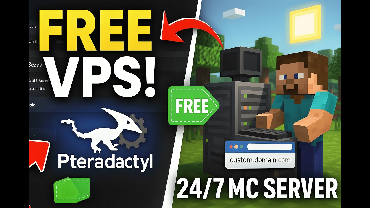 Install Pterodactyl on a FREE VPS 🔥 | 24/7 Minecraft Server Hosting ...