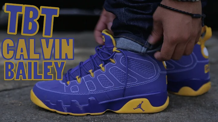 #TBT Jordan 9 IX "Calvin Bailey" w/ On Foot