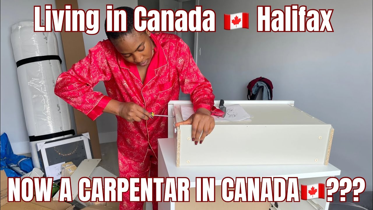 SETTING UP MY ROOM IN HALIFAX CANADA 🇨🇦+ GETTING MY SIN + BANK ACCOUNT + SHOPPING 