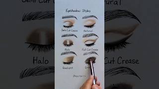 How To Apply Different Eyeshadow Styles 💅#Art #Artwork #Draw #Drawing #Makeup #Fashion #Painting