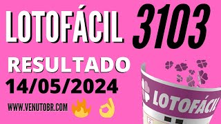 🍀 Resultado Lotofácil 3103