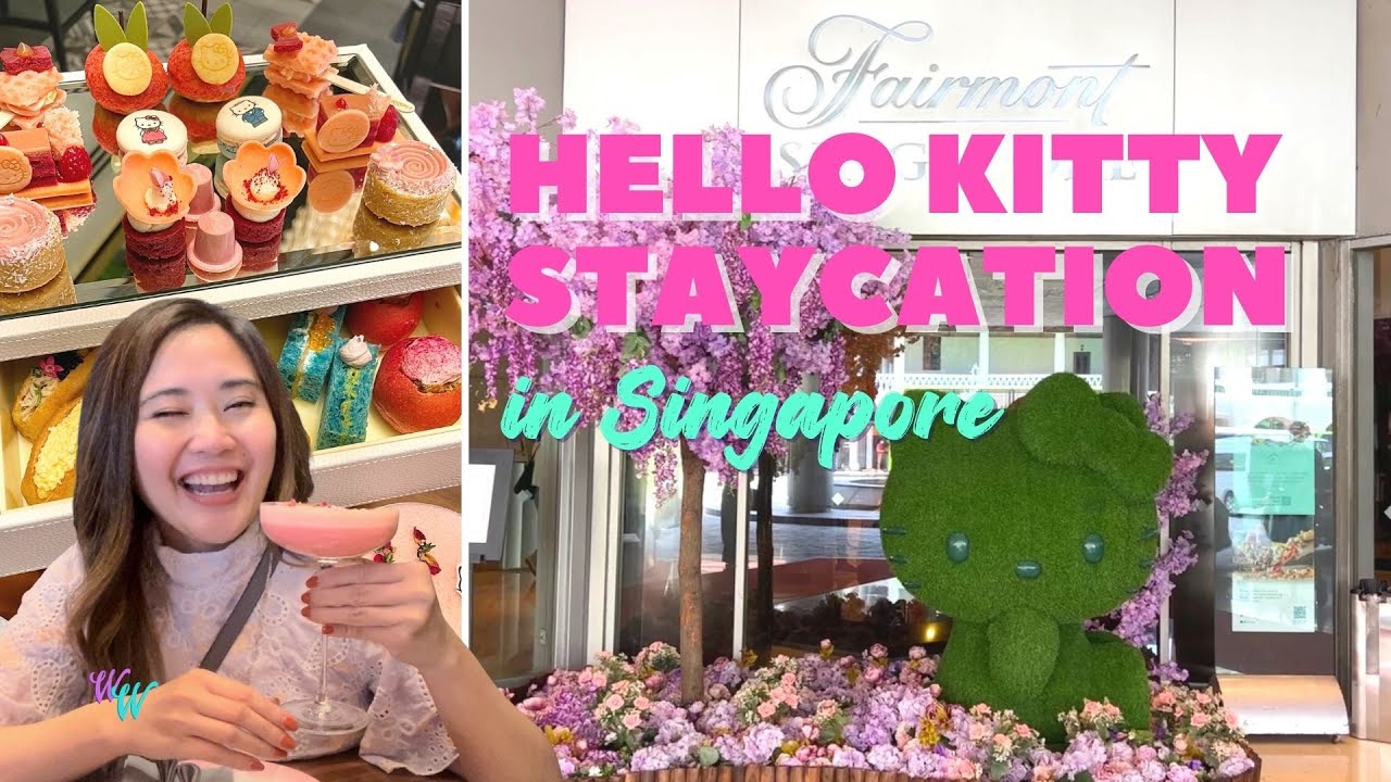 Hello Kitty staycation and afternoon tea at Fairmont Singapore