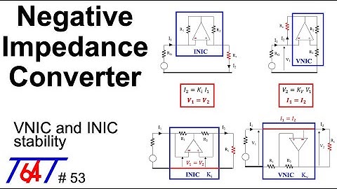 Negative Impedance Converter VNIC and INIC