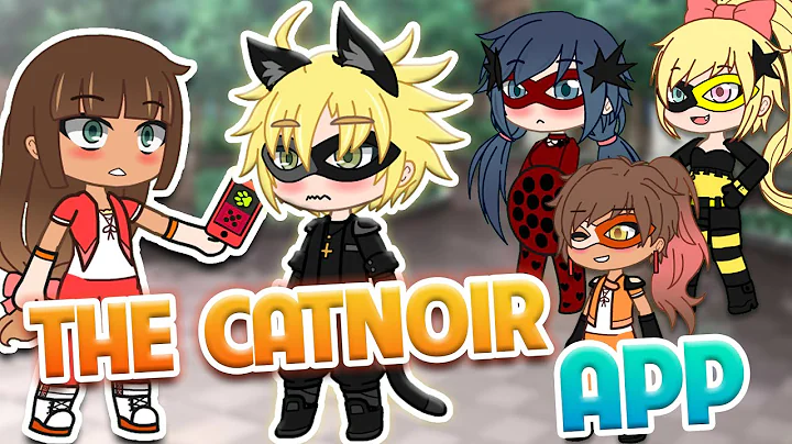 The Cat Noir App MemE Part 1/2 🚀 MLB LadyBug x BNHA/MHA ✨ Gacha Life 👑 Gacha Club 🌈 #Shorts
