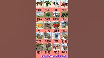 Indian Bikes Driving 3D || 😱 NEW CHEATS CODES #indianbikesdriving3d #automobile #gaming #shorts