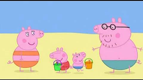 Peppa Pig 粉红猪小妹 s1 48 At the Beach【中文版】