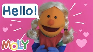 HELLO! Greeting Song | Sing-Along Friends | Miss Molly Songs