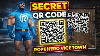 Rope Hero Vice Town Hidden QR Code Secret 😱 | Real or Fake? screenshot 2
