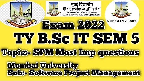 TYBSCIT  SEM-V || Software Project Management||Most imp questions||Oct 2022 || #mumbaiuniversity2022