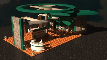 Exhibition  Stand Modeling  and apply texture in 3D MAX part-1