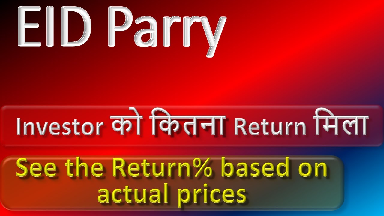 EID Parry Price Analysis