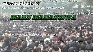 Mars mahasiswa #rinduordebaru