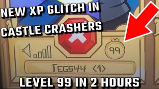 CASTLE CRASHERS NEW XP GLITCH (LEVEL 99 IN 2 HOURS)