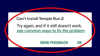 How To Fix Can't Install Temple Run 2 Error On Google Play Store Android & Ios screenshot 3