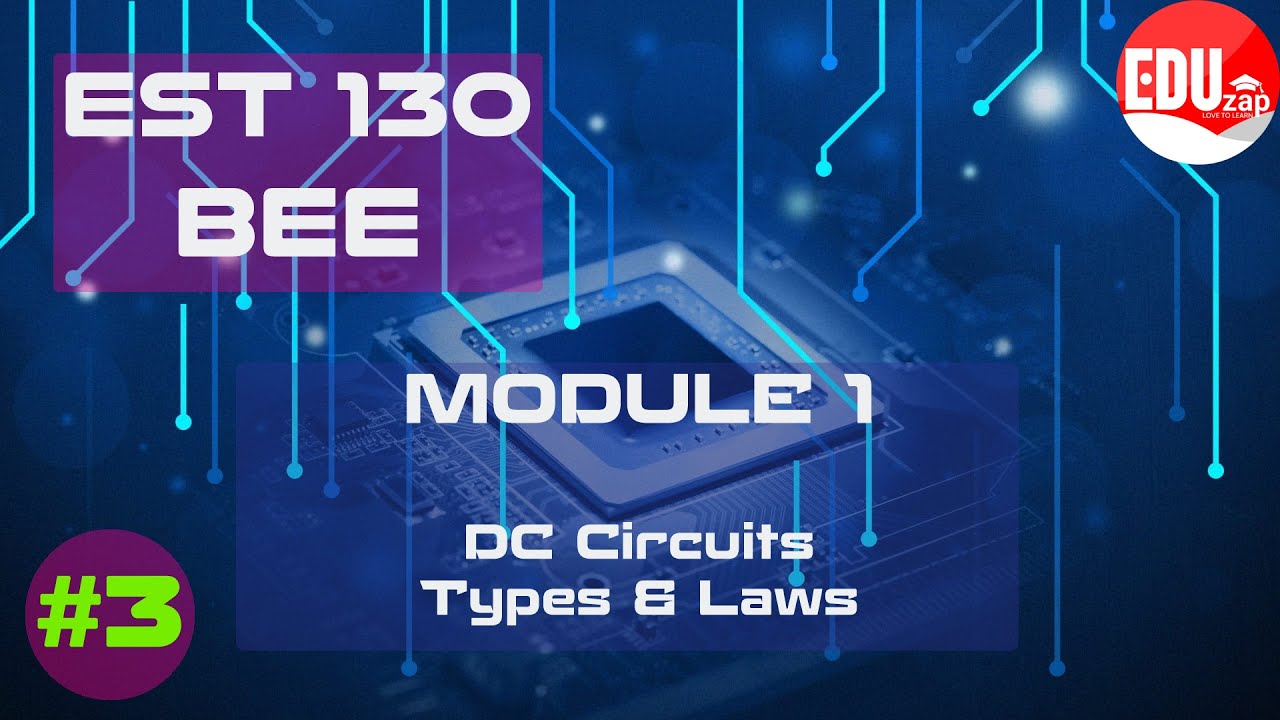 DC Circuits Types Laws EST 130 BEE KTU B Tech Semester 1 2 