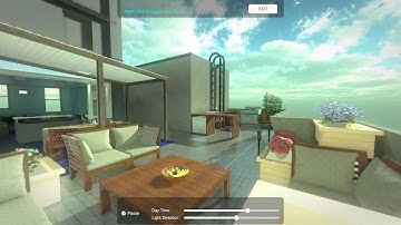 Unity3d realtime GI  interior experience