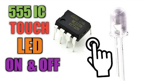 How To Make On Off Touch Sensor Using 555 Timer IC Easily | Technical Jugaad Urdu