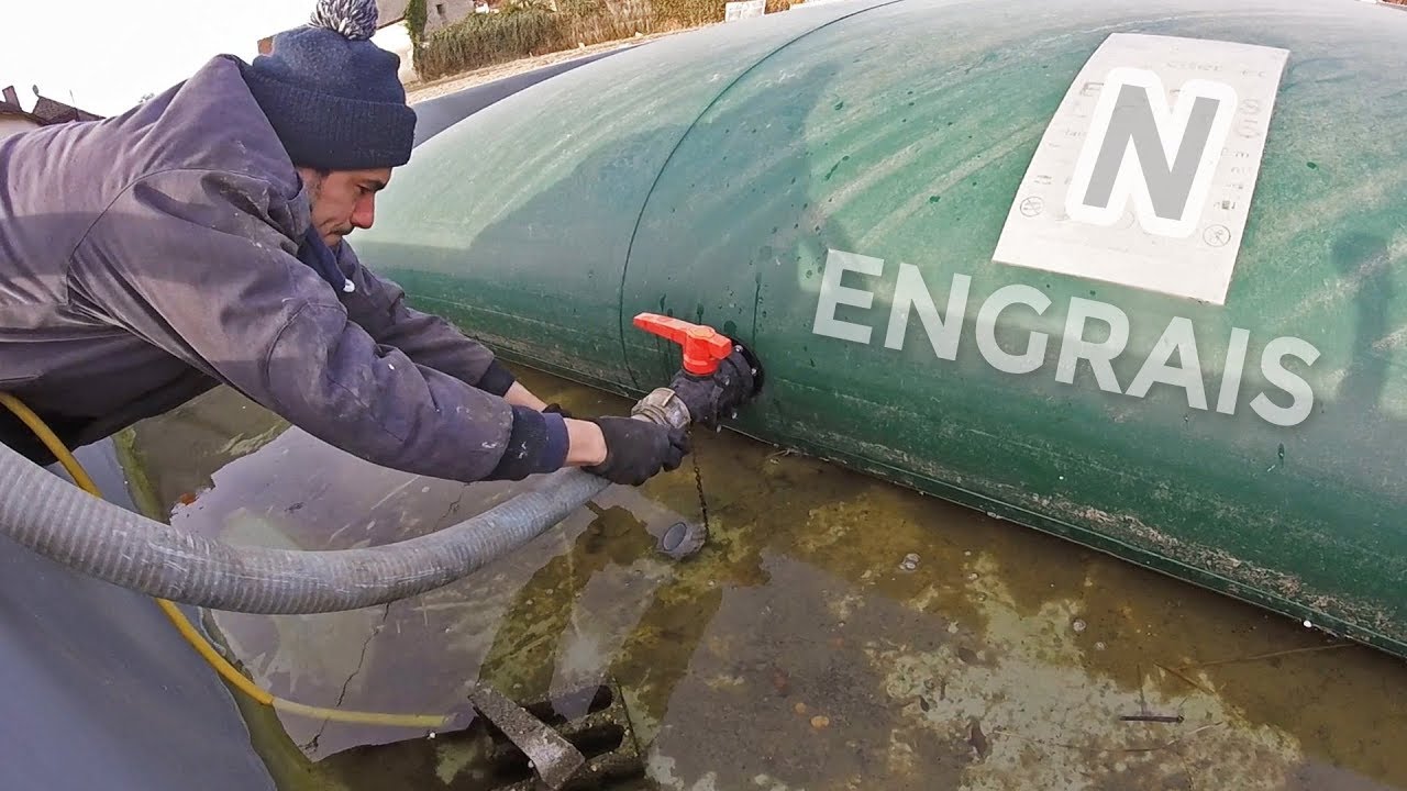 Apport de 180 litres par hectare d'engrais liquide sur le blé - 2019