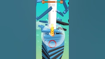 "💥 Stack Ball Madness – One Wrong Move = Game Over! 😳"#shortsfeed#stackballgame#stackball#stacksmash