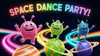 โBouncy Space Aliens Dance Party! ๐ฝโญ | 3D Kids Animationโ