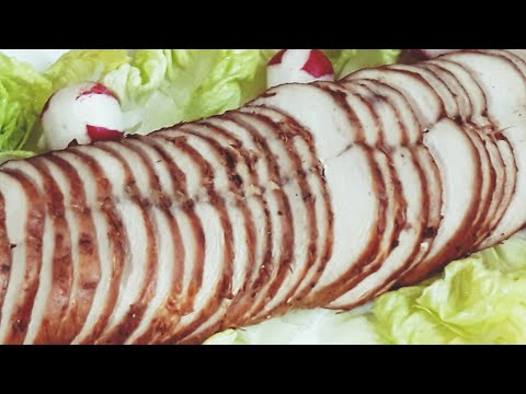 صدر الدجاج المدخن بطريقة صحية سهلة وسريعة والمذاق ولا اروع من اليوم عمرك باقي تشريه