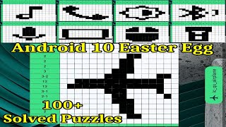 How to Solve Android 10 Easter egg | Hidden Puzzle Game | 100+ Solved Puzzles Part1 | #easteregg