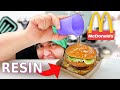 Can I Turn McDonald's Burger Into Resin Art?!