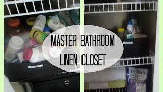 WATCH IN HD! MASTER BATHROOM DECLUTTER ORGANIZATION: LINEN CLOSET PREVIOUS VIDEO: https://www.youtube.