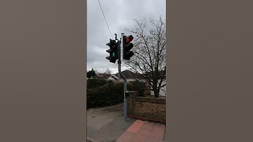 Broomfield: Main Road B1008, PEEK TLED Traffic Lights Pedestrian Crossing
