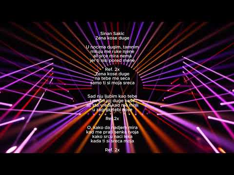 Sinan Sakic Žena Kose Duge KARAOKE 