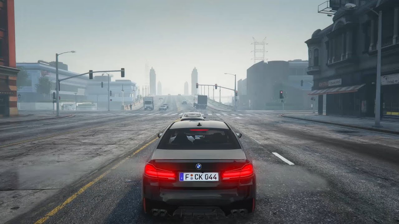 GTA 5 Natural Vision Evolved Gameplay|Ultra Graphics Mod - YouTube