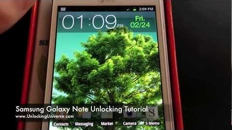How to Unlock Samsung Galaxy Note i717 for all Gsm Carriers using an Unlock Code