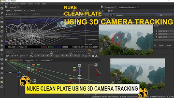 Nuke Clean Plate Character Remove Using 3D Camera Tracking || How to Create Clean Plate