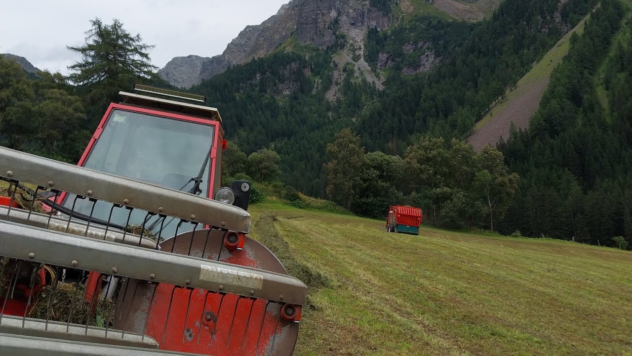 Heuarbeiten mit Aebi tt70 in Südtirol🔥