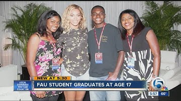 FAU student graduates at age 17