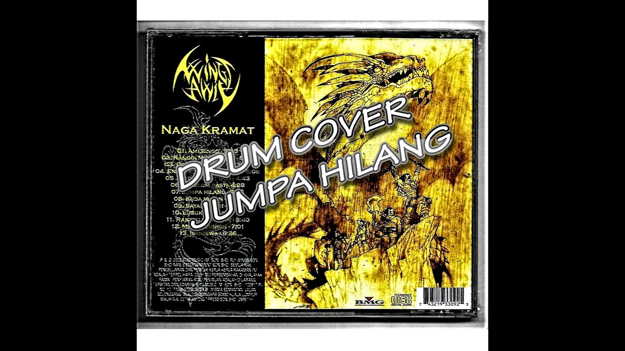 DRUM COVER JUMPA HILANG WINGS album NAGA KERAMAT ( PLAYTHROUGH ) YouTube