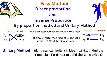 Do you know how to solve Direct and Inverse proportion#mathtutorial #education #mathstricks