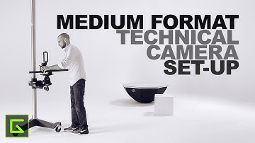 View Camera with a Medium Format Digital Back: Set-Up