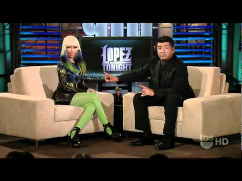 Nicki Minaj on Lopez Tonight! Interview + Performance