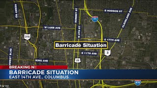 Barricade situation in north Columbus